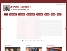 Tablet Screenshot of churchill-collector.com